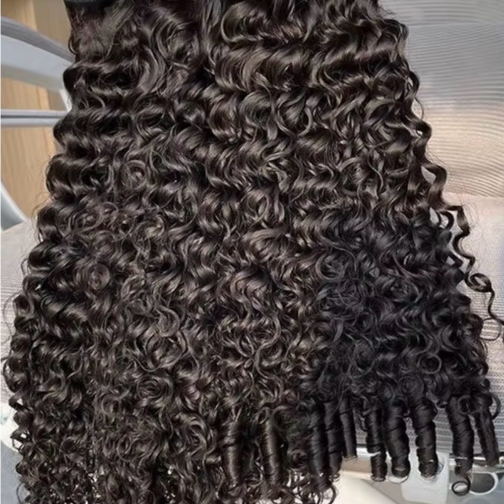 Luxurious Black Curly Hair Extensions